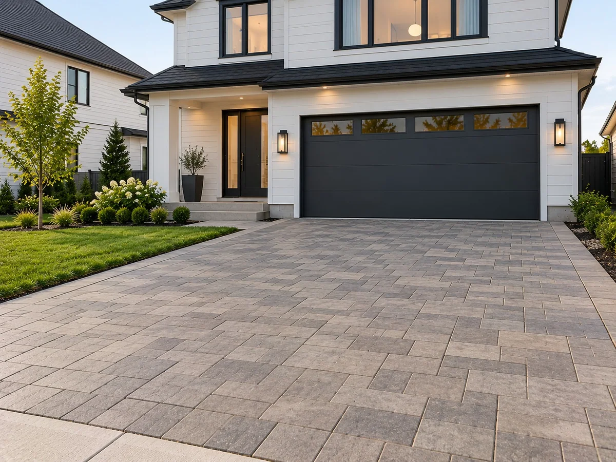 Concrete paver driveway in Palmerston North