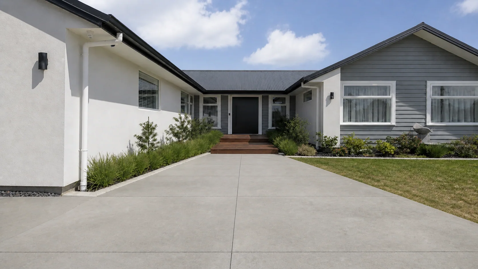 Concrete driveway in Palmerston North